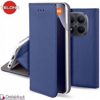 Telone atverčiamas dėklas - mėlynas (Xiaomi Redmi Note 15 5G/4G/Poco M8 5G) Telone atverčiamas dėklas - mėlynas (Xiaomi Redmi Note 15 5G/4G/Poco M8 5G)